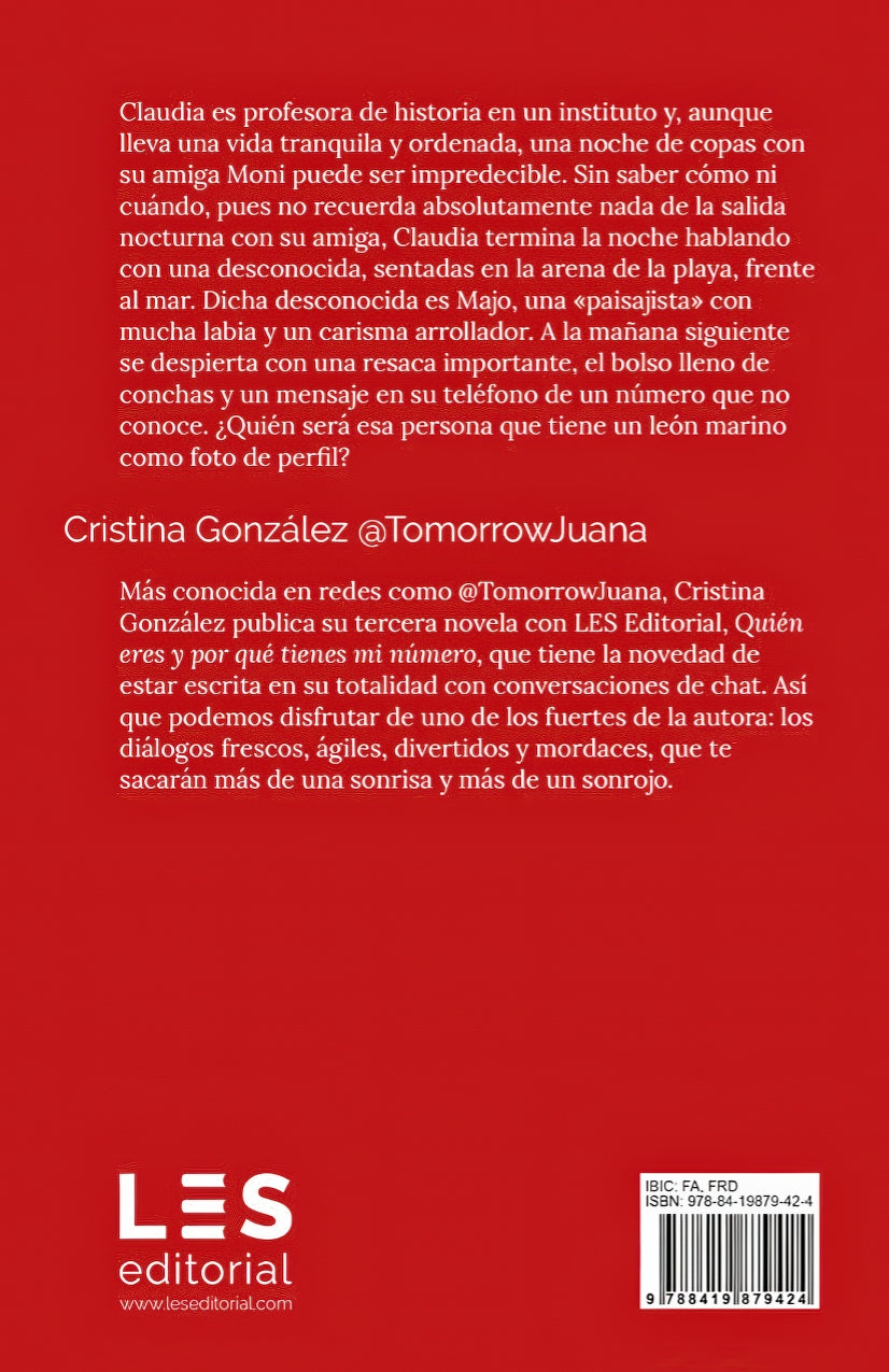 QUIÉN ERES Y POR QUÉ TIENES MI NÚMERO – Plastic Books