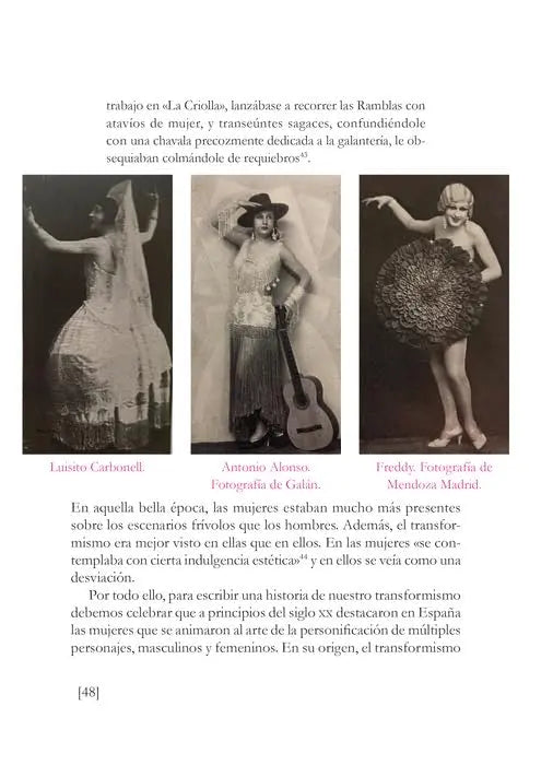 ¡Eres tan travesti! - Breve historia del travestismo en España – Plastic Books