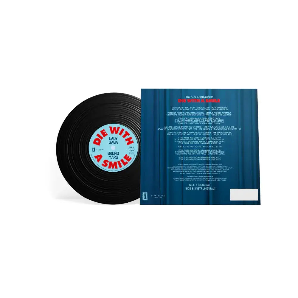 Die With A Smile (Single 7") – Plastic Books